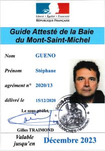 Attestation préfectoraledes guides de la baie