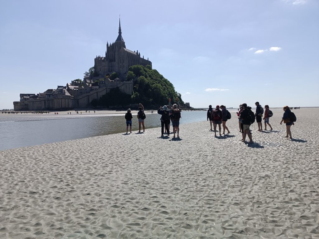 Randonnée au pied du Mont Saint Michel